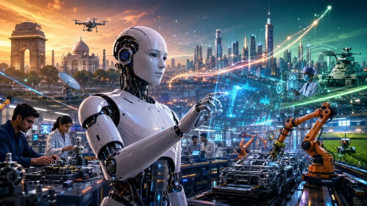 India Stands In The AI Robots Race