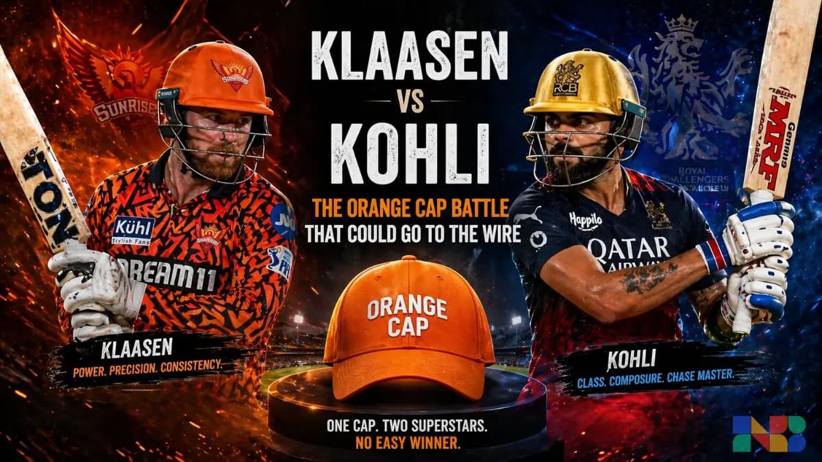 Klaasen vs Kohli: The Orange Cap Battle That Could Go to the Wire