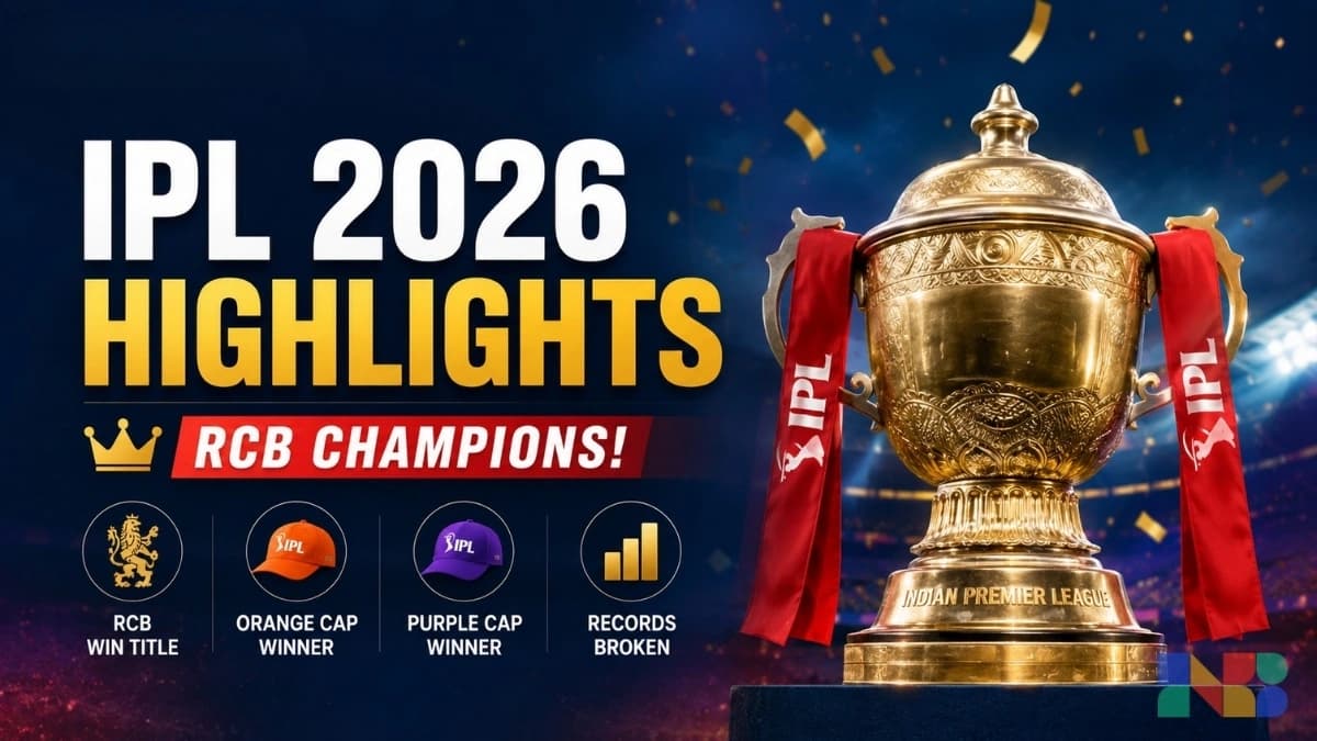 IPL 2026 Highlights: RCB Win Title, Orange Cap, Purple Cap, Records, Top Moments & Full Updates