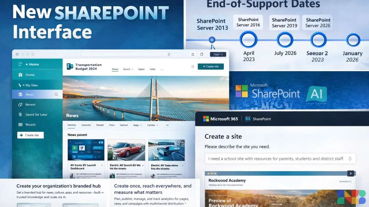 Microsoft SharePoint Gets Its Biggest Overhaul in 25 Years — AI, New Architecture, and an Urgent Deadline for 2016/2019 Users