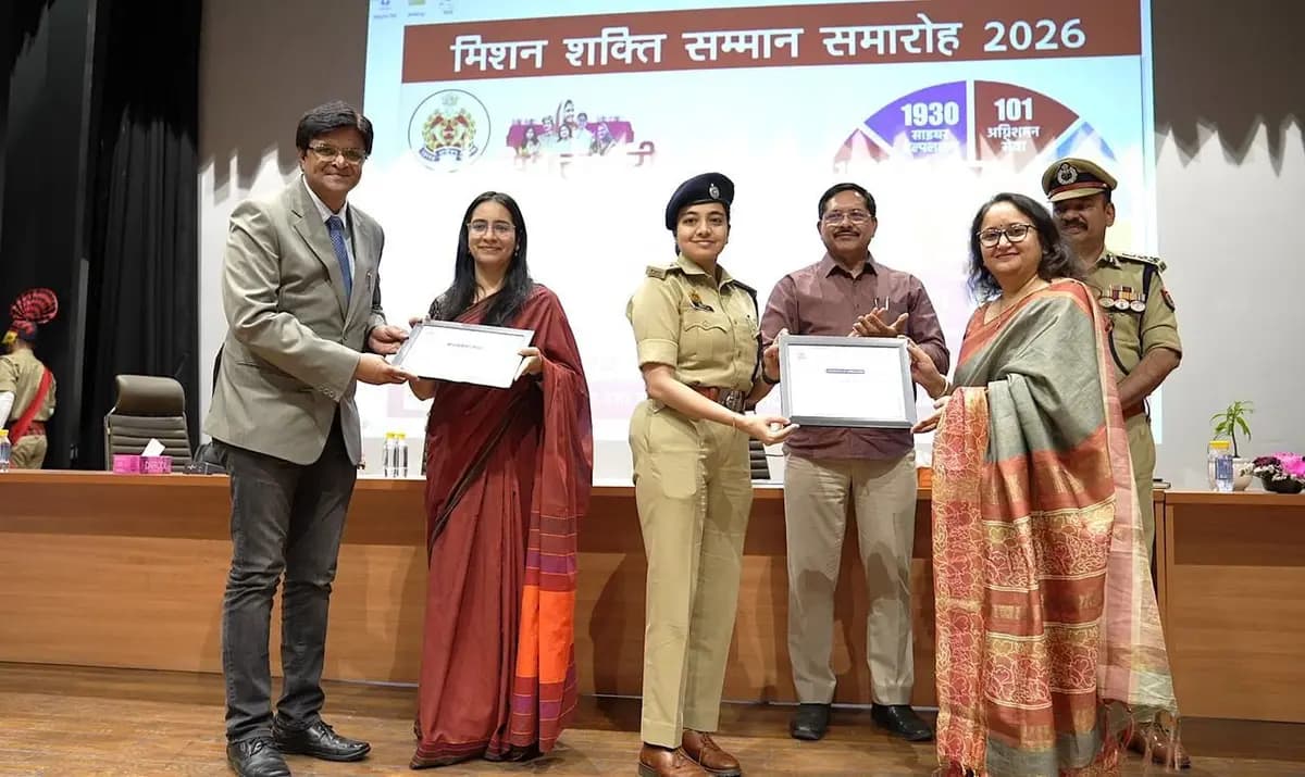 Noida Police Honours Galgotias University Faculty at Mission Shakti Samman Samaroh 2026