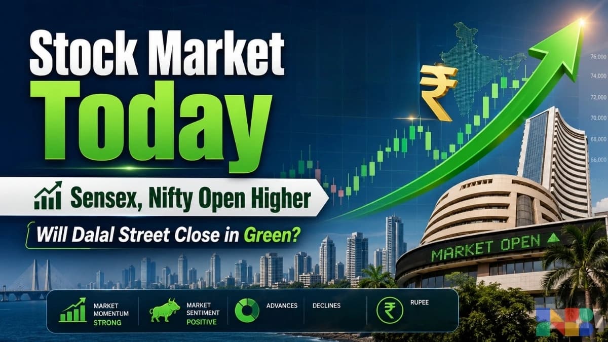 Stock Market Today: Sensex, Nifty Open Higher; Will Dalal Street Close in Green?
