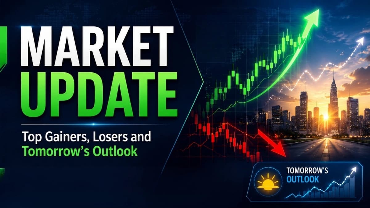 Stock Market Today: Nifty Above 23,500, Sensex Gains; Top Gainers and Losers List