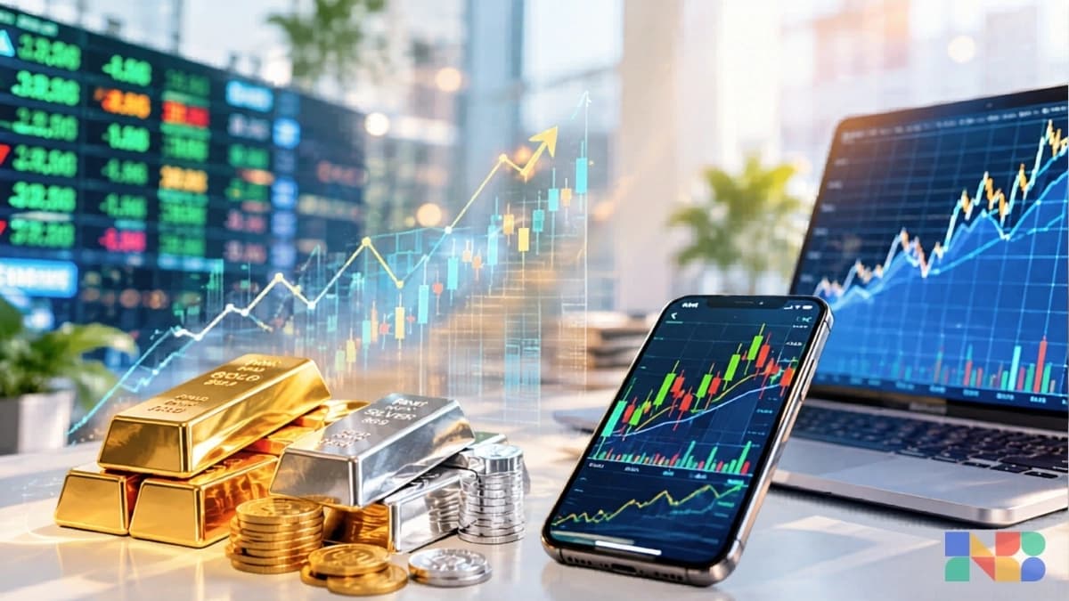 Stock Market Today: Sensex Slips, Nifty Turns Volatile; Gold and Silver Remain High