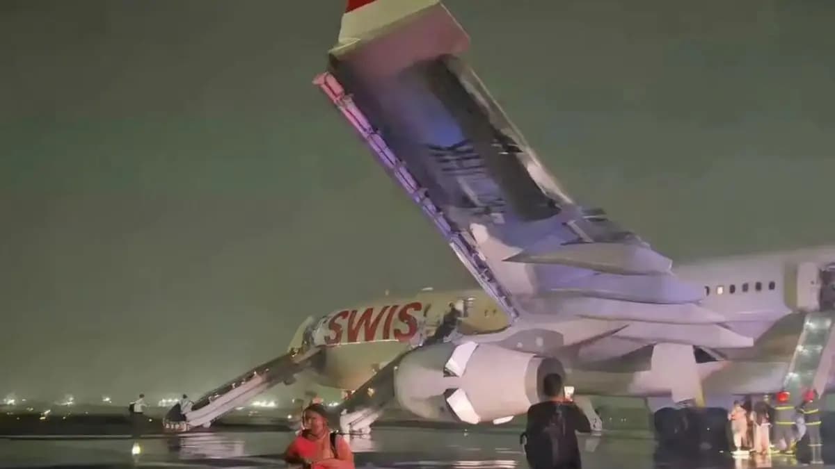 Swiss Air Flight to Zurich Catches Fire at Delhi Airport: Over 10 Injured; No Casualties Reported