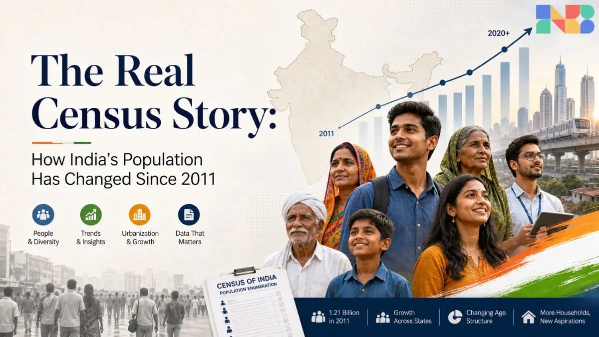 The Real Census Story: How India’s Population Has Changed Since 2011