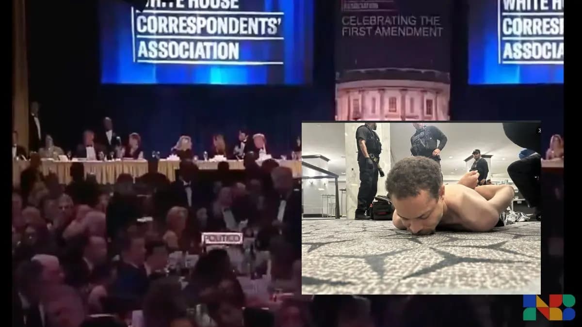 Gunman Storms White House Dinner Venue, Trump Rushed to Safety Amid Firing Scare