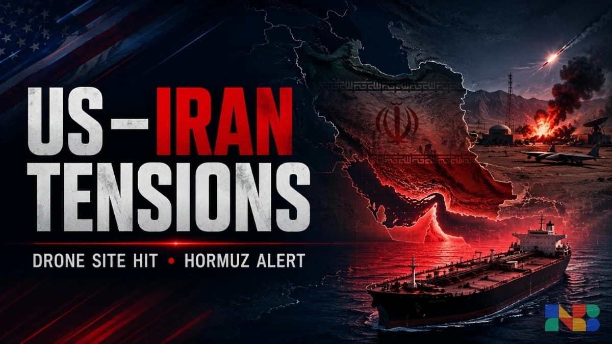 US-Iran War Latest Updates: US Strikes Iranian Drone Site, Iran Warns Ships Near Strait of Hormuz