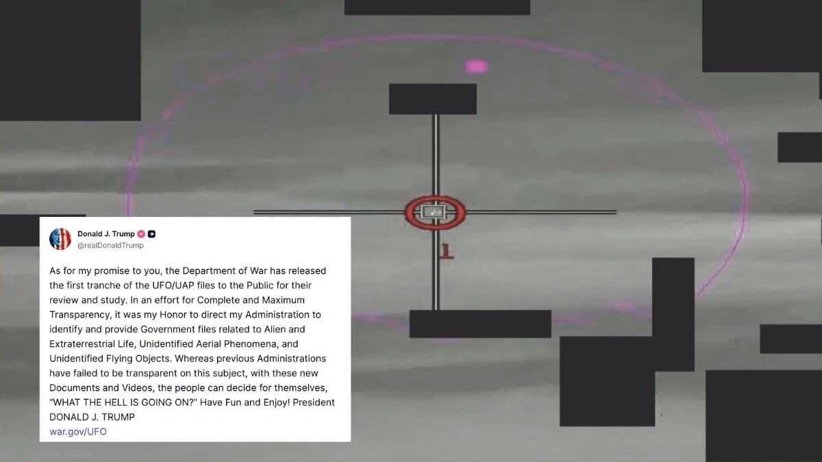 U.S. Opens UFO Files to Public, Pentagon Releases First Batch of UAP Videos and Documents