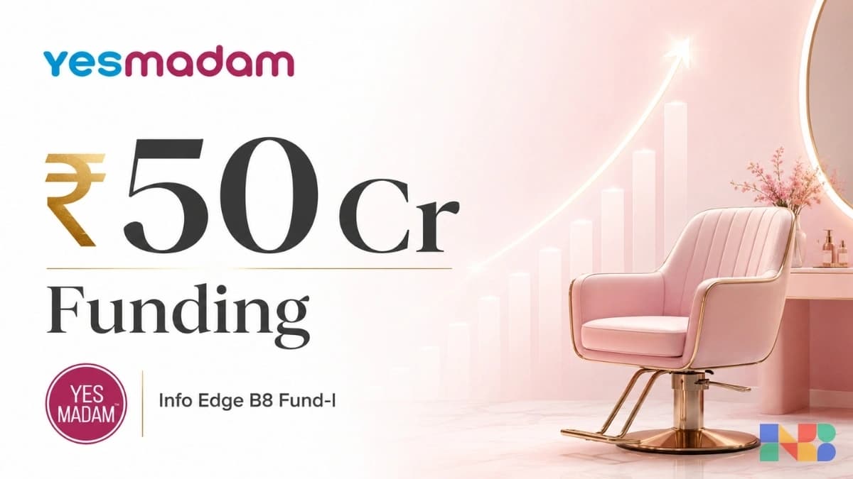 Yes Madam Bags ₹50 Cr in Maiden Funding Round from Info Edge’s B8 Fund!